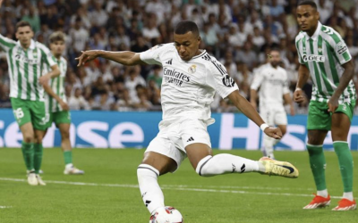KYLIAN MBAPPÉ ANOTA SUS PRIMEROS GOLES EN LALIGA CON REAL MADRID